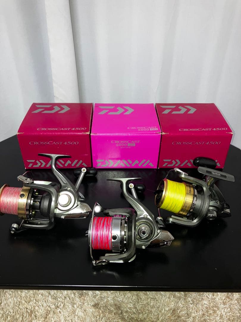 ダイワ　Daiwa クロスキャスト4000QD 4500 まとめて　ジャンク品 Yahoo!オークション -「ダイワ クロスキャスト4000」の落札相場・落札価格
