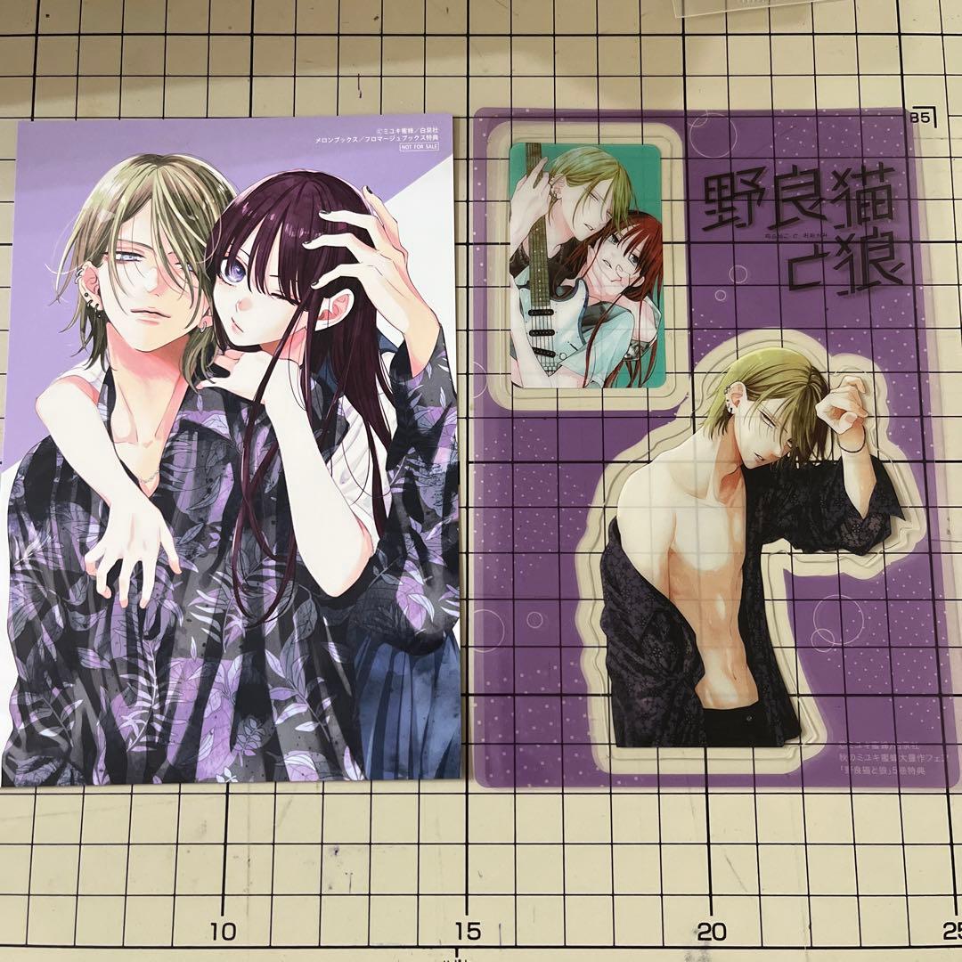 ②野良猫と狼5巻 ミユキ蜜蜂 特典 - メルカリ