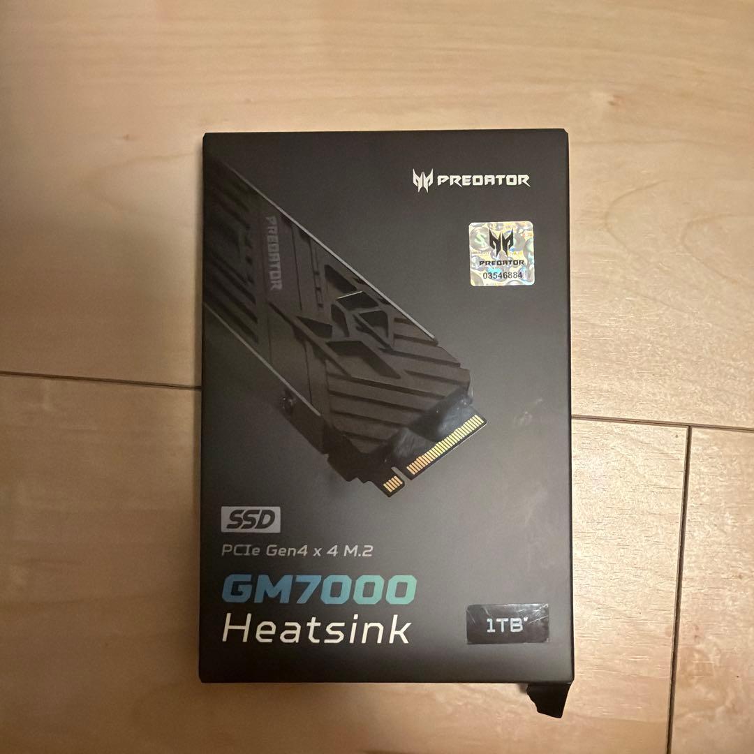 【ほぼ新品】PS5対応 M.2 SSD 1TB ヒートシンク付 GM7000 Amazon.co.jp: PS5対応 M.2 拡張SSD ヒートシンク付 1TB(型番:HNSSD