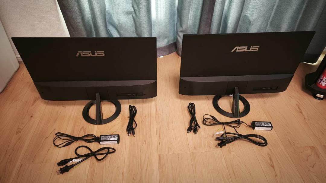 ASUS VZ27EHF 27インチ 2台 モニター用アーム HDMIケーブル