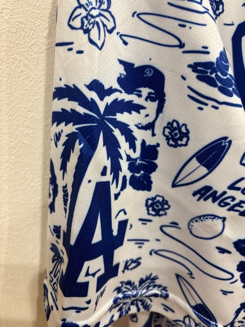 大幅値下！⭐️非売品⭐️大谷翔平 サインプリント ユニフォームアロハ