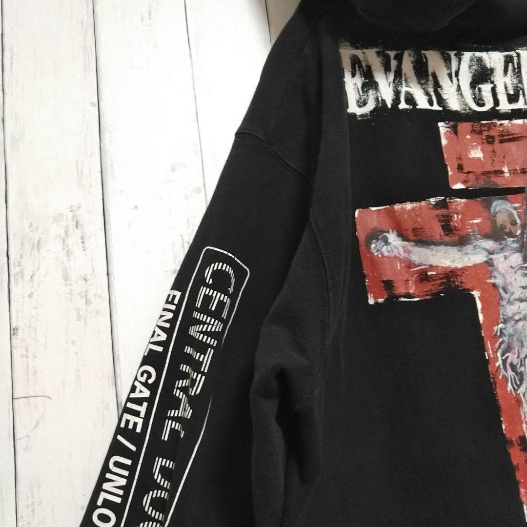 希少 glamb エヴァンゲリオン リリス ロンギヌスの槍 パーカー 黒 XL