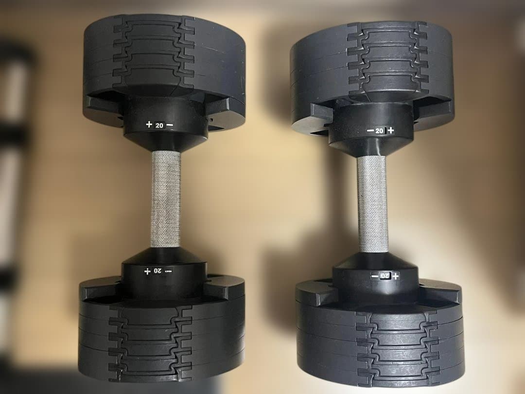 NUO FLEXBELL220 可変式ダンベル2kg刻み 最大20kg 1/2 - メルカリ