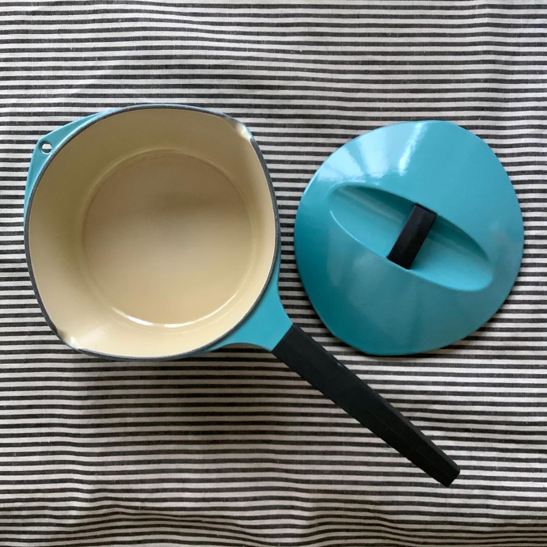 復刻盤 レイモンローウィー】ルクルーゼ ソースパン 20 ターコイズ