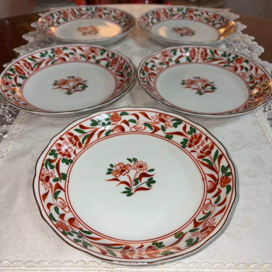 たち吉 赤絵 取皿 5枚セット 未使用 - メルカリ