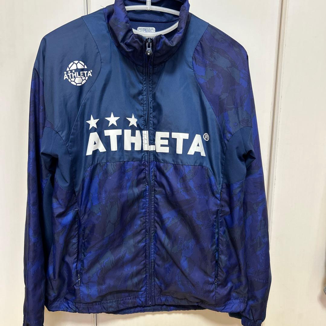 ATHLETA ネイビー ウィンドブレーカーSサイズ - メルカリ