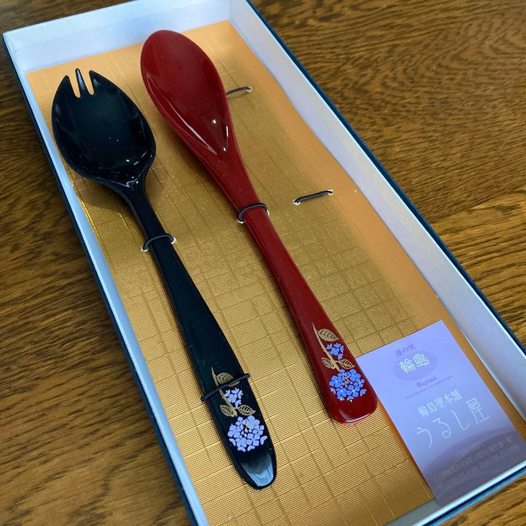 輪島塗 スプーン2個(未使用品) - メルカリ