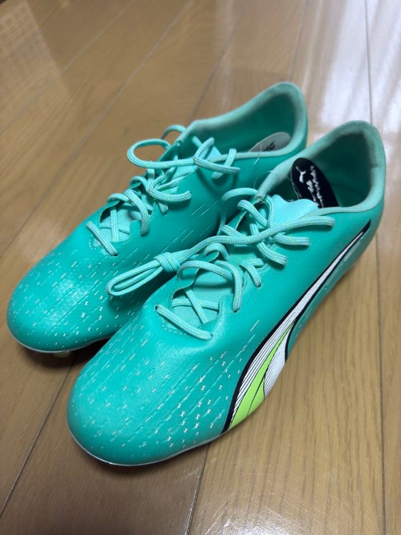 【新品】サッカー　プーマ　スパイク　26.5㎝ PUMA プーマ ウルトラ マッチ HG/AG(グリーン) 107218 03 サッカー