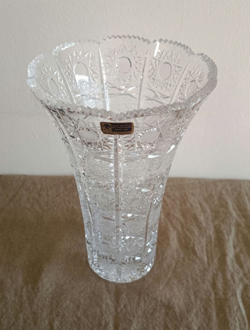 Lausitzer crystal 花器 旧東ドイツ - メルカリ