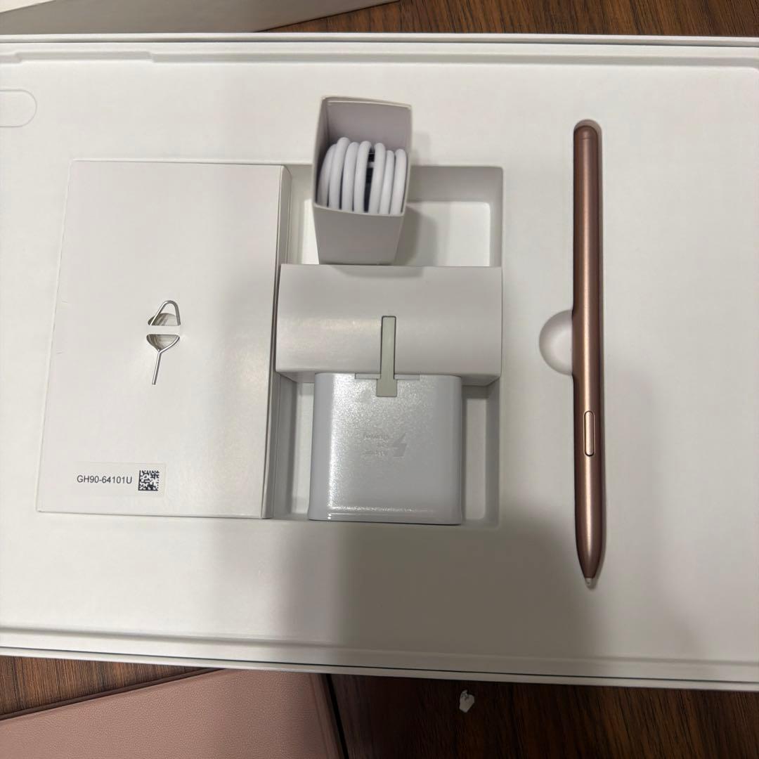 Galaxy Tab S7+ ピンク 本体+純正ケース+高速SD256GBセット - メルカリ