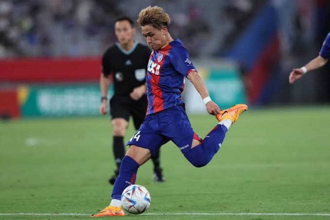 松木玖生 サイン 実使用スパイク 本物 FC東京 青森山田 日本代表