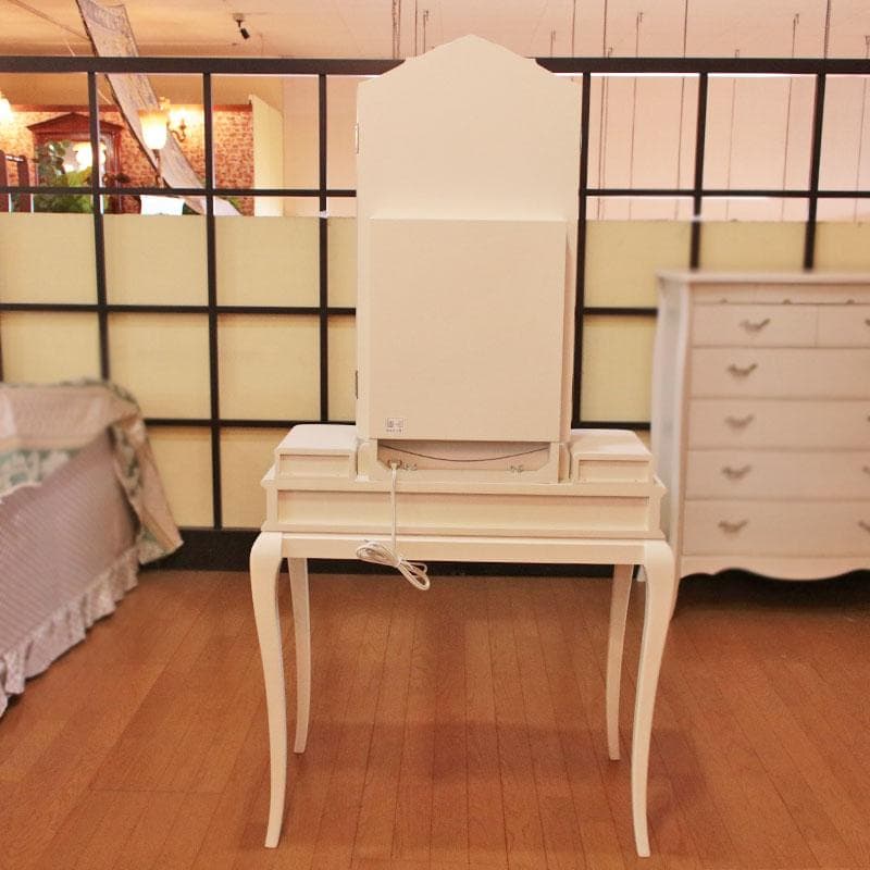 カンティーニュ ドレッサーデスク チェア ルーシー 猫脚 鏡台 白家具