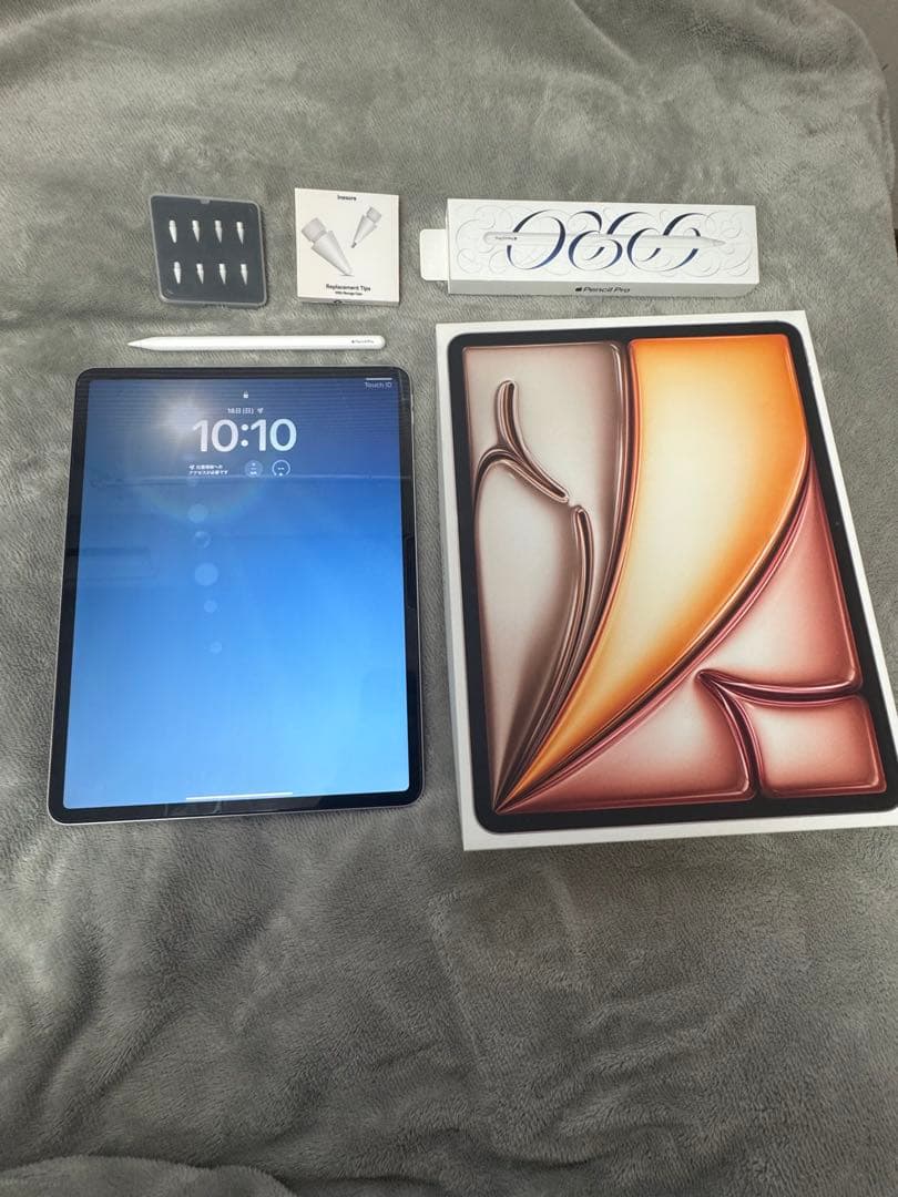 iPad Air 13インチ スターライト本体Apple PencilPro付き Apple iPad Air 13インチ Wi-Fi 128GB 2024年春モデル MV293J/A