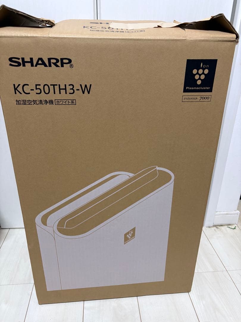 SHARP KC-50TH3-W 空気清浄機 SHARP（シャープ） プラズマクラスター加湿空気清浄機 KC-50TH3-W