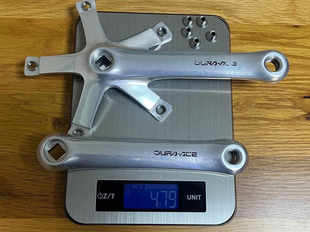 パーツ DURA-ACE FC-7600 165MM NJS Shimano - DURA-ACE TRACK Crank Arm/FC7600 (ISO) [NJS] - ParkSIDER