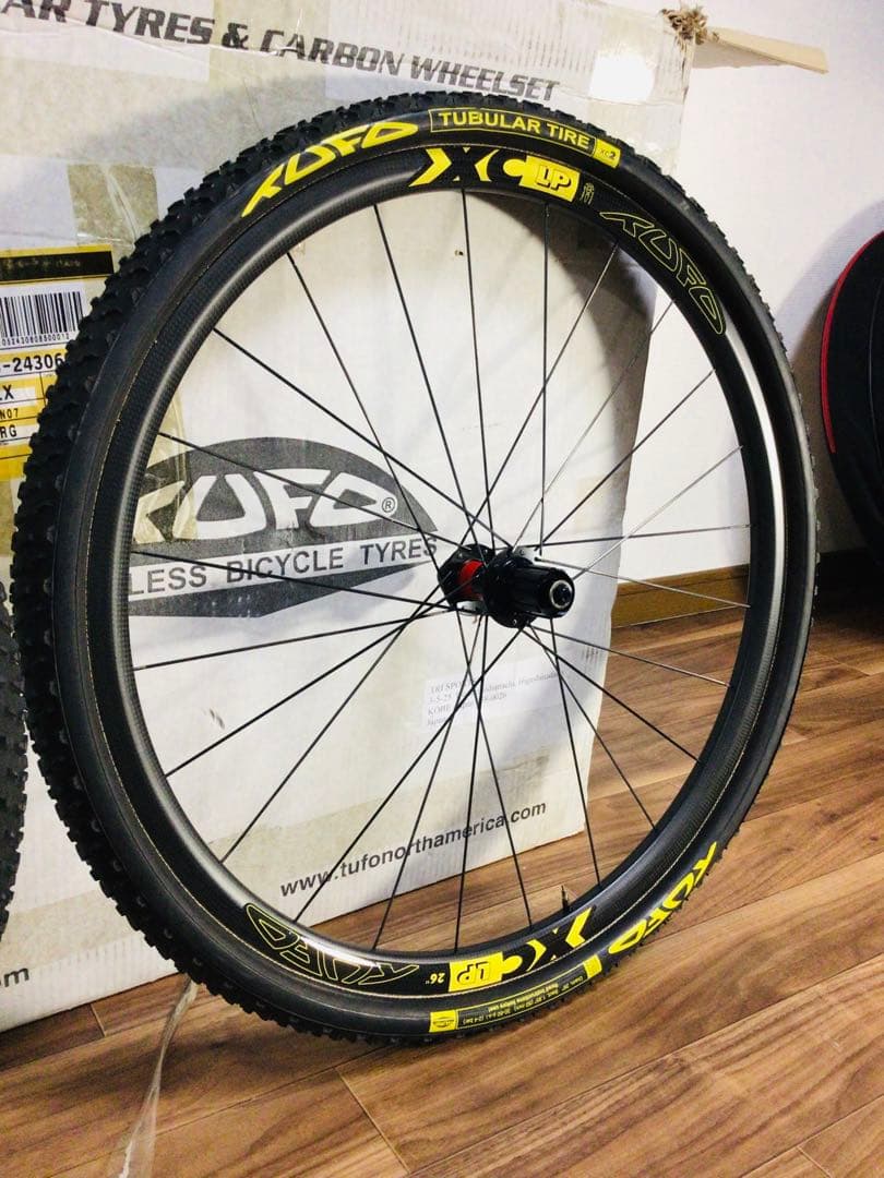 TUFO MTB 完組カーボンホイール前後セット(TU)26″XC-LP 未使用 - メルカリ