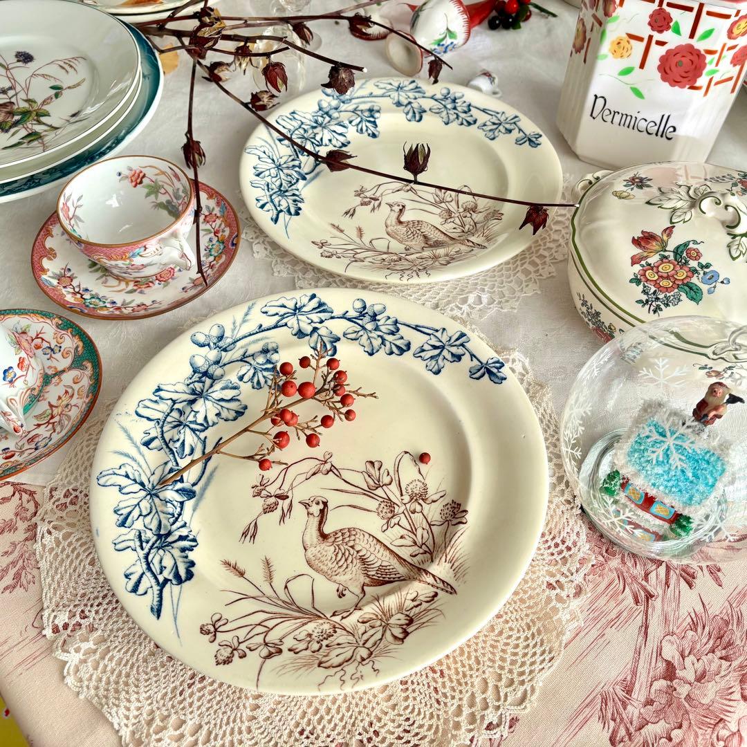 フランスアンティーク˚✧₊ クレールフォンテーヌꕤ︎︎ 鳥さんコンポ