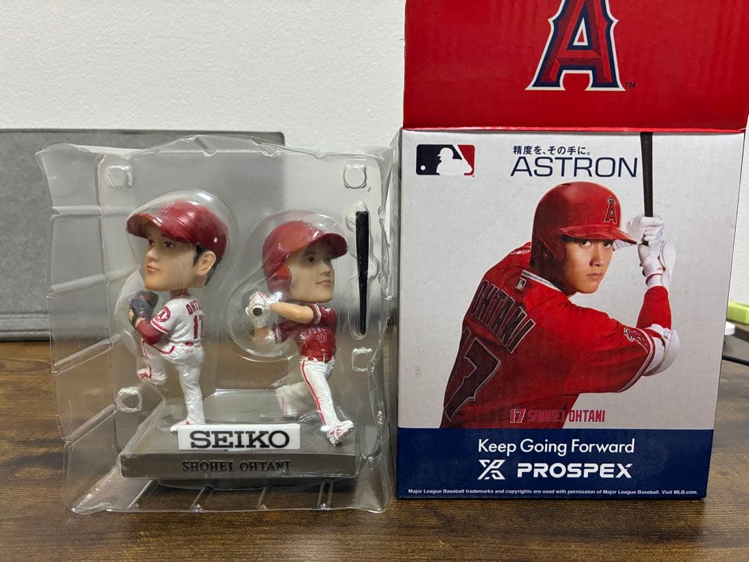 大谷翔平ボブルヘッド SEIKO 非売品 ASTRON PROSPEX 箱付き - メルカリ