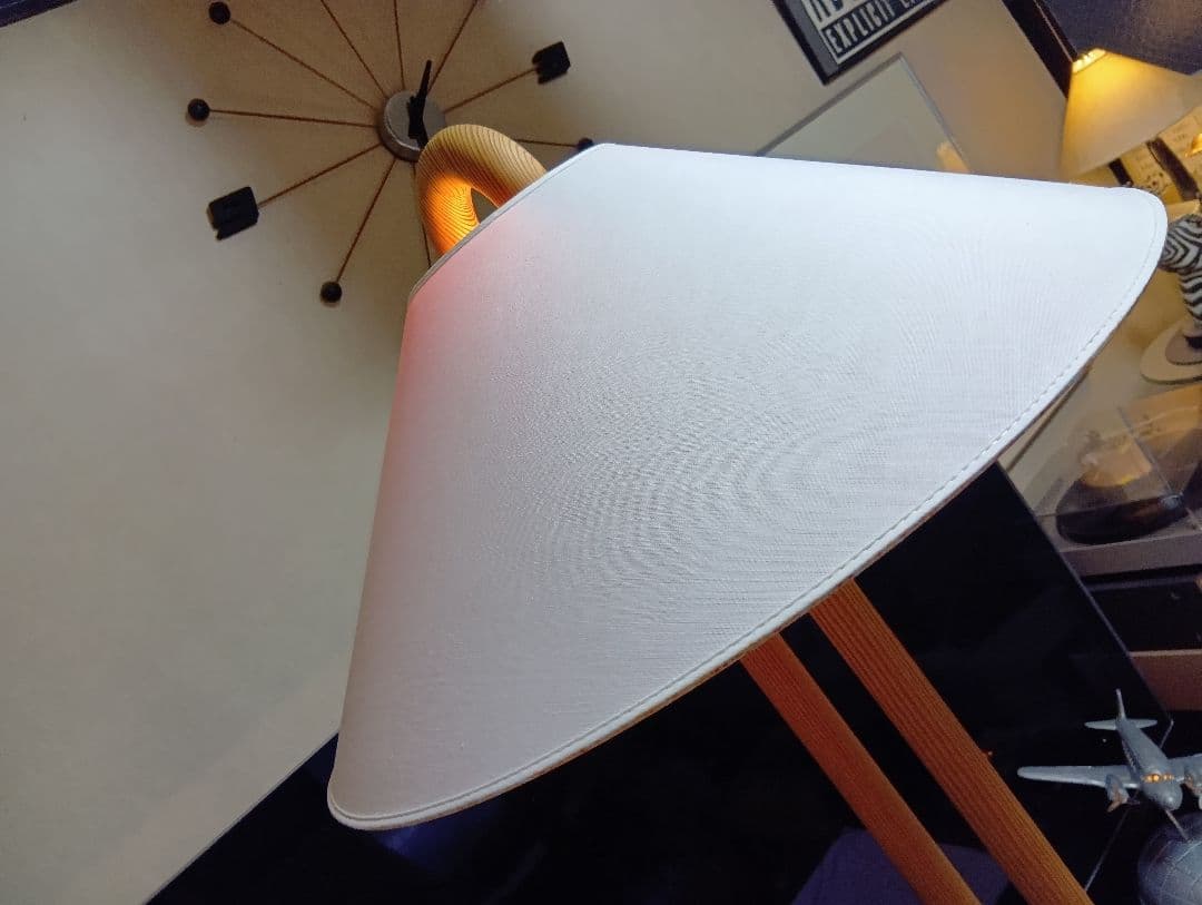 レア 1970's デンマーク +LYS ノルディック デザイン フロアランプ