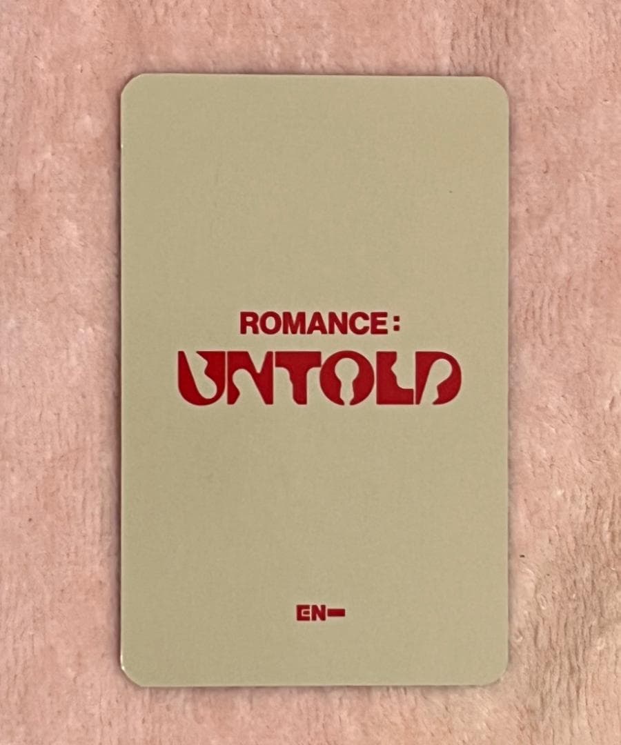 ENHYPEN ROMANCE UNTOLD サノク ジョンウォン トレカ - メルカリ