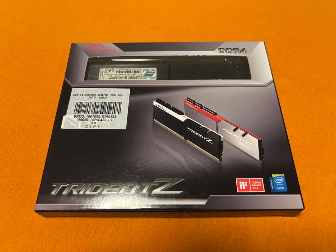【MEM】G.SKILL DDR4 32GB(16GBx2)【中古】 G.SKILL Trident Z Neo Series DDR4 RAM (XMP) 32GB (2x16GB) 3600MT/s