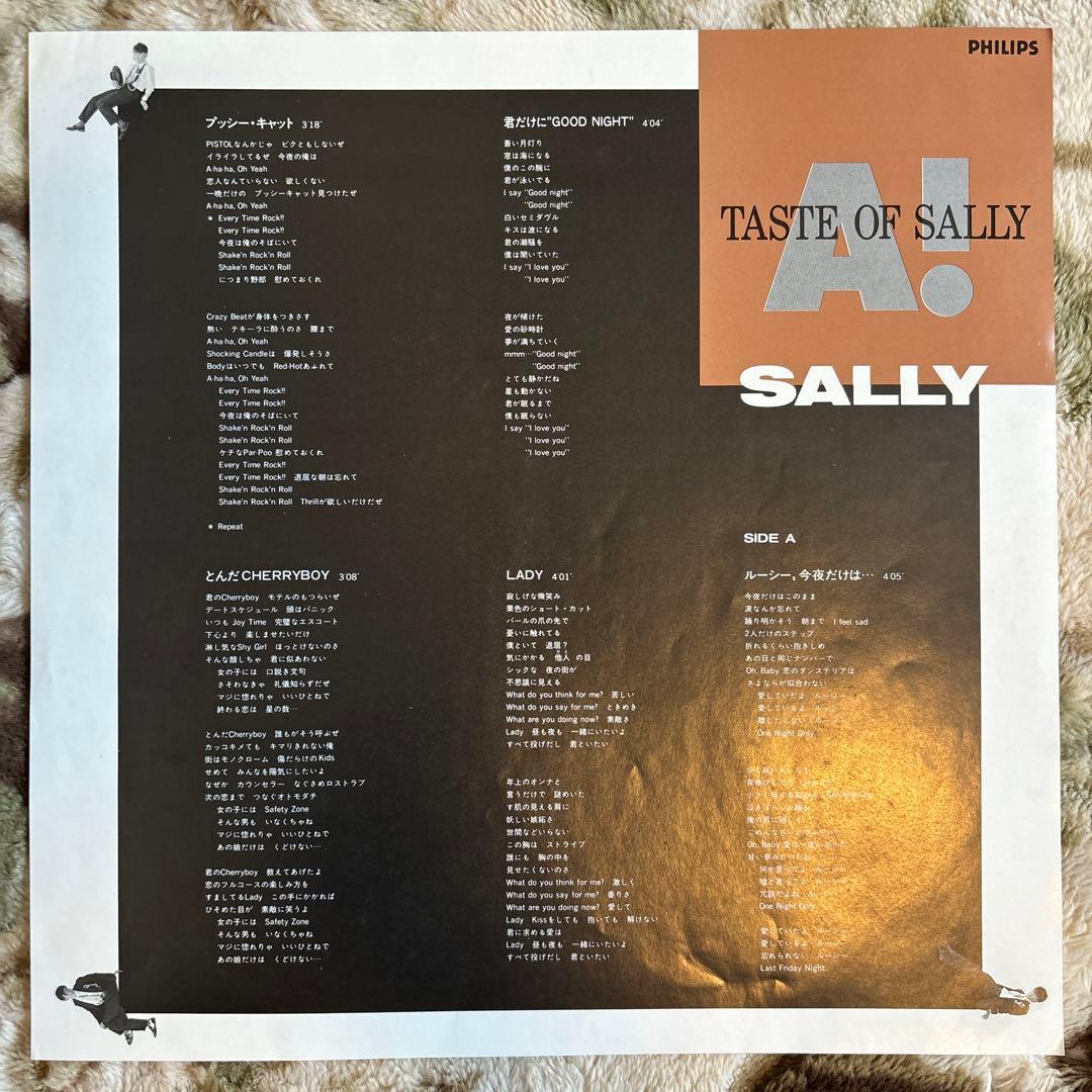 SALLY／サリィ／A! TASTE OF SALLY／杉山洋介／レコード／美盤 - メルカリ