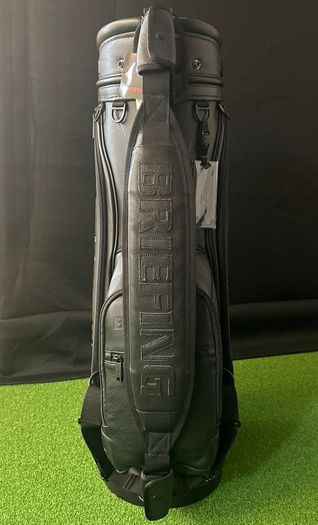 BRIEFING GOLF 限定完売品 シュリンクレザーキャディーバッグ 本革