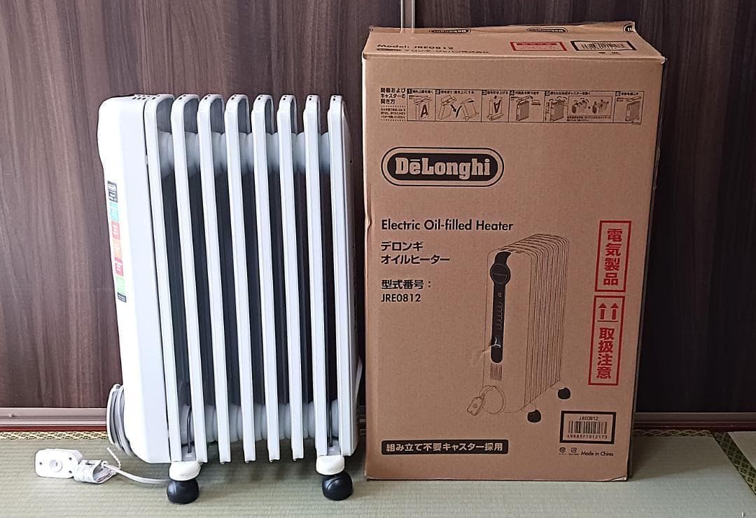 動作確認済】 DeLonghi デロンギ オイル ヒーター JRE0812 - メルカリ