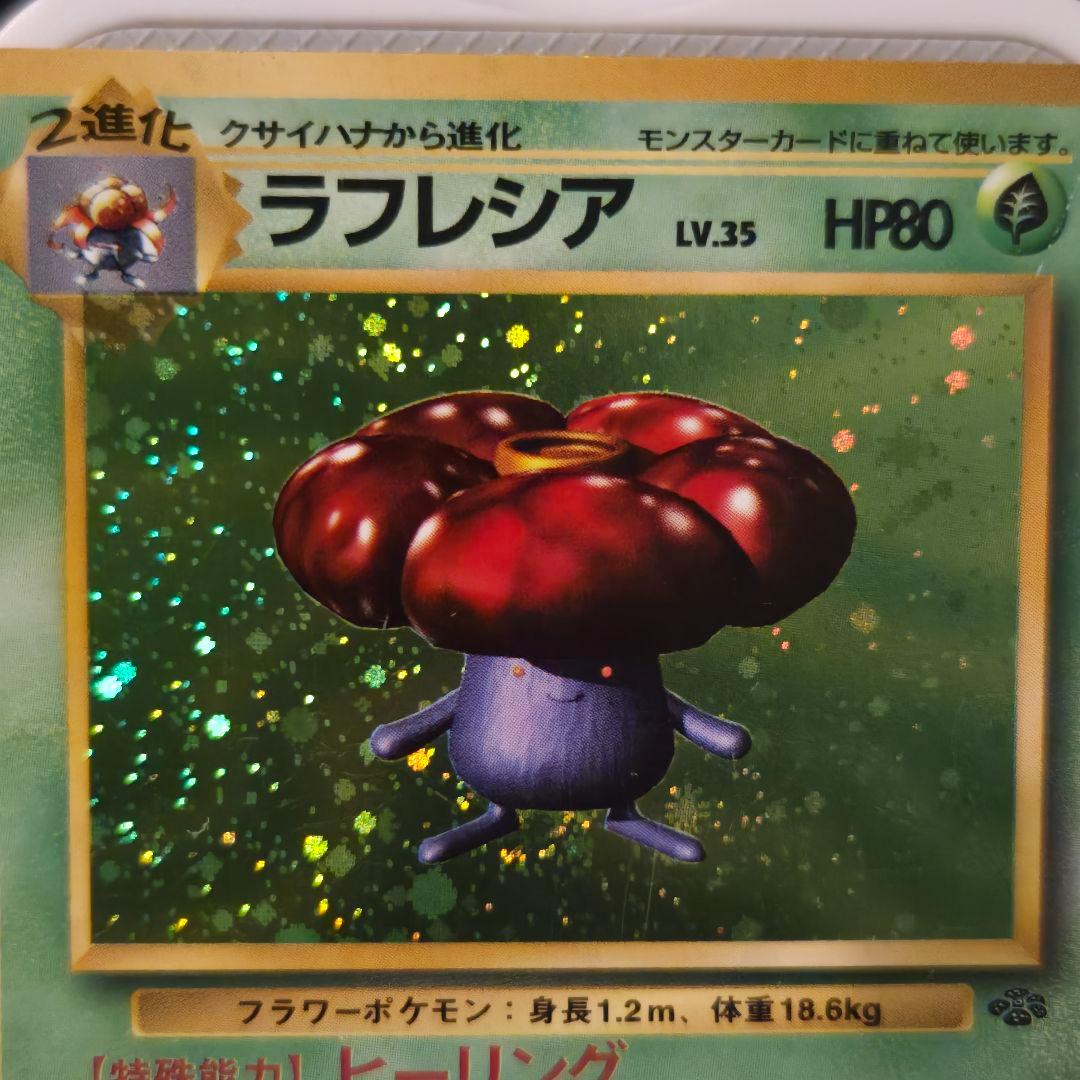 専用出品》【旧裏ポケモンカード進化セット】ラフレシア☆キレイハナ