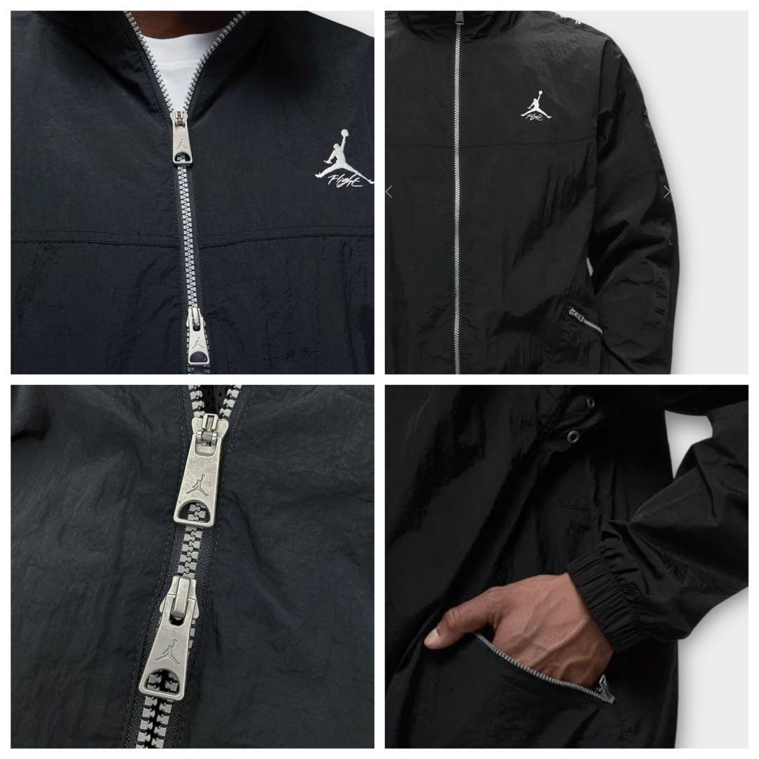 ナイキ ジョーダン ナイロンジャケット メンズ L 黒 ブルゾン