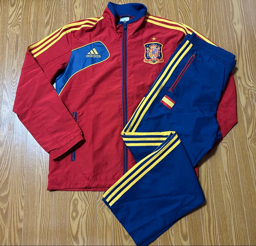 adidas スペイン代表 トラックジャケット セットアップ￼ - メルカリ