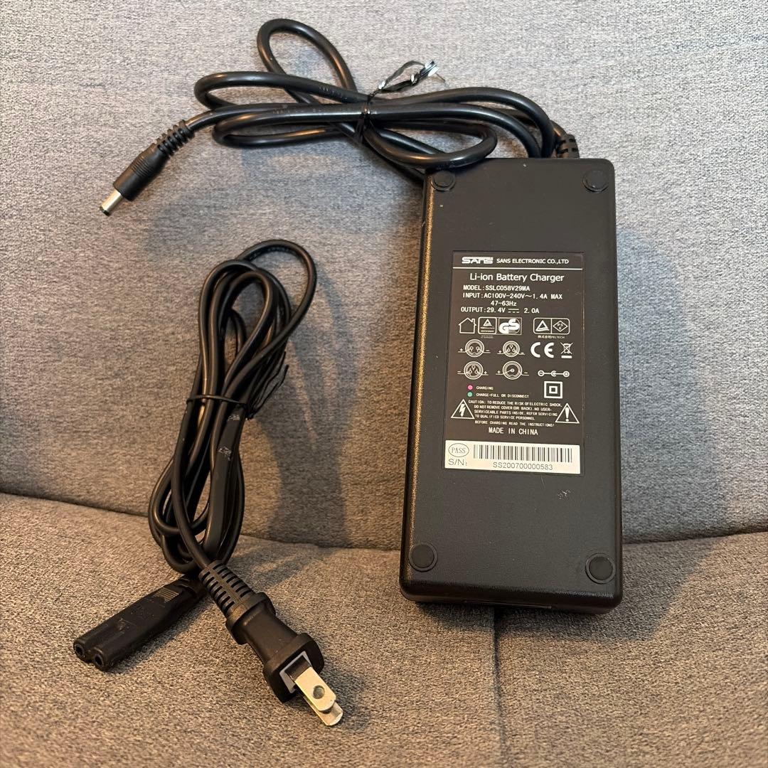 電動アシスト自転車用 バッテリー充電器 SSLC058V29MA - メルカリ