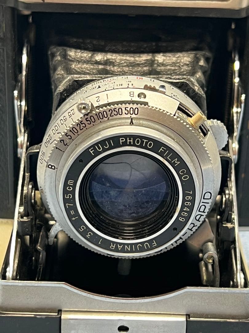 SUPERFUJICA6 蛇腹カメラ ケース付き - メルカリ