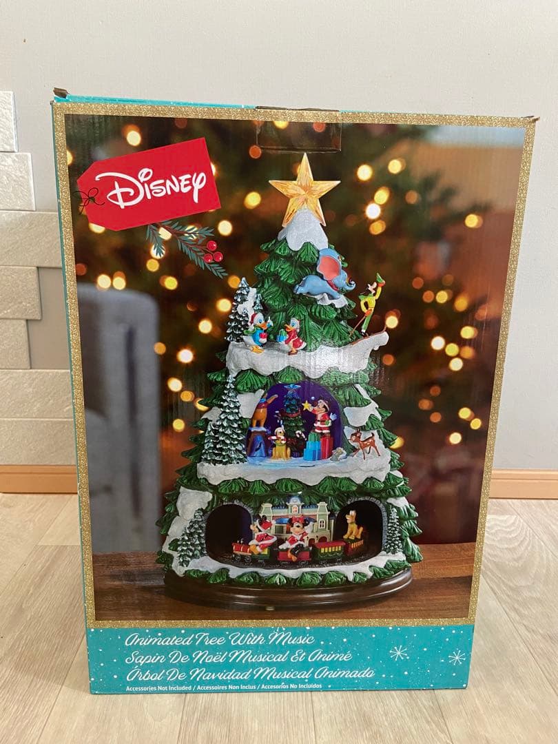 コストコ ディズニー アニメイテッド クリスマスツリー