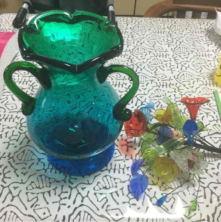 琉球ガラス 花瓶 値下げ交渉受け付けます！ - メルカリ