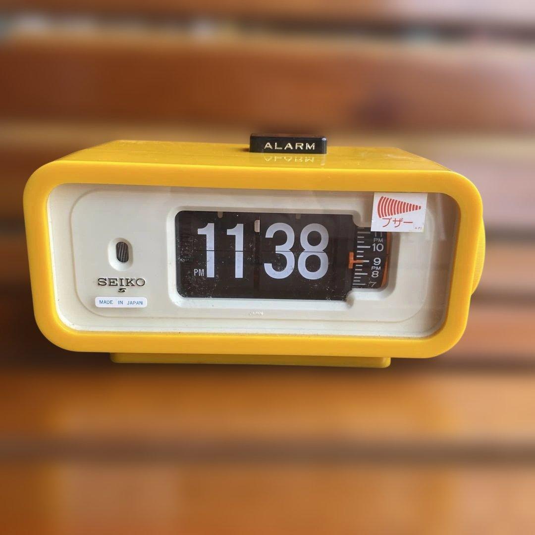 セイコー(SEIKO) デジタル時計 DP666T (パタパタ時計) 置き時計 SEIKO（セイコー） パタパタ時計 デジタルクロック DP666T イエロー 50