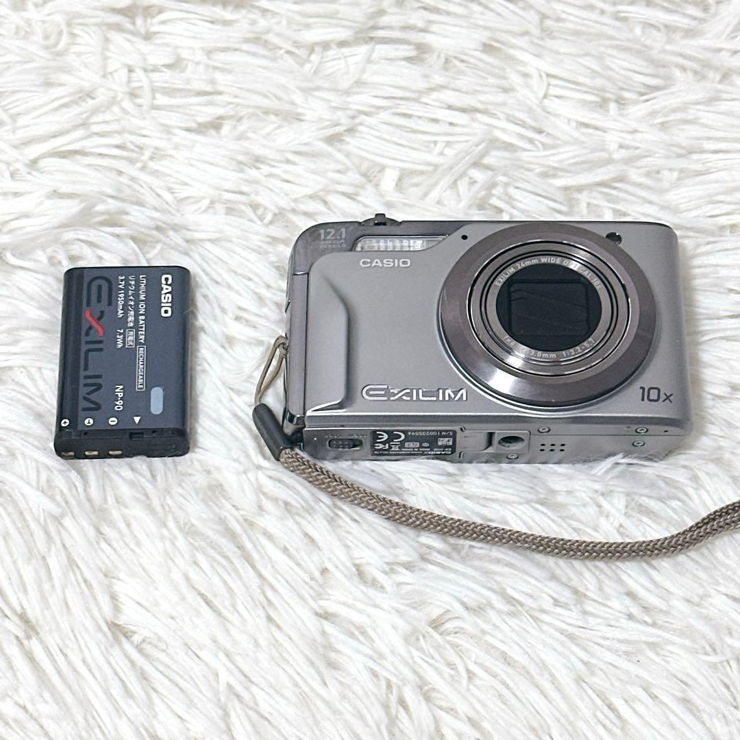 極美品】CASIO EXILIM EX-H10 カシオ シルバー デジカメ - メルカリ