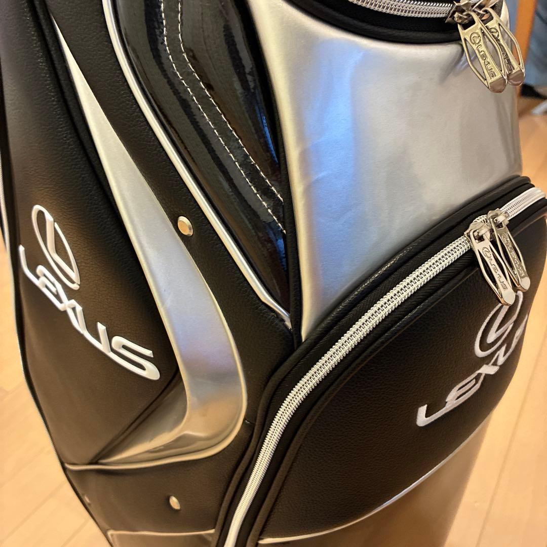 Lexus ゴルフキャディバッグ ブラック/シルバー - メルカリ