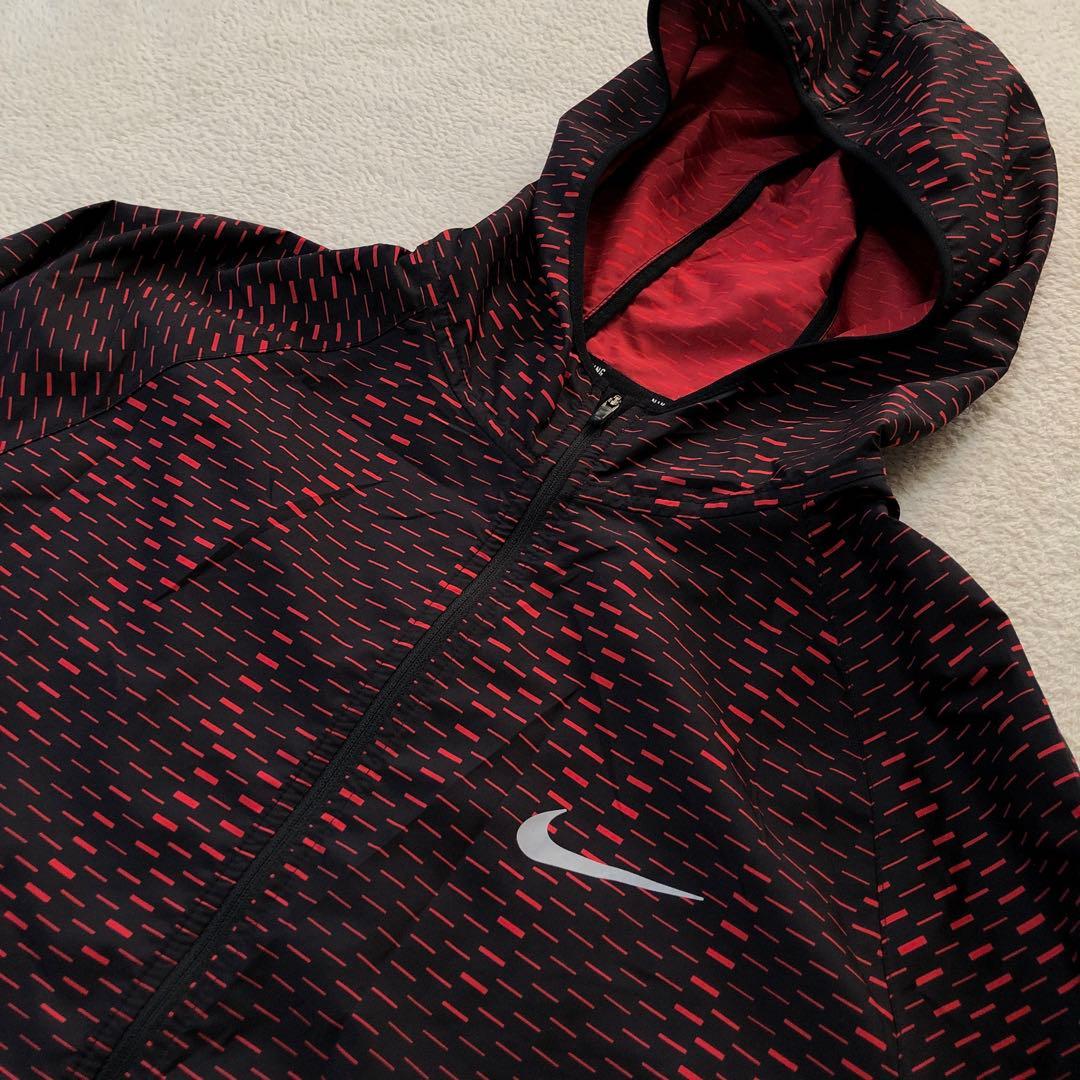 美品 NIKE レーサーフューズジャケット ウインドブレーカー レッド XL