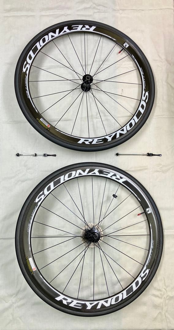 REYNOLDS 46超軽量カーボンホイール F&R チューブラー - メルカリ