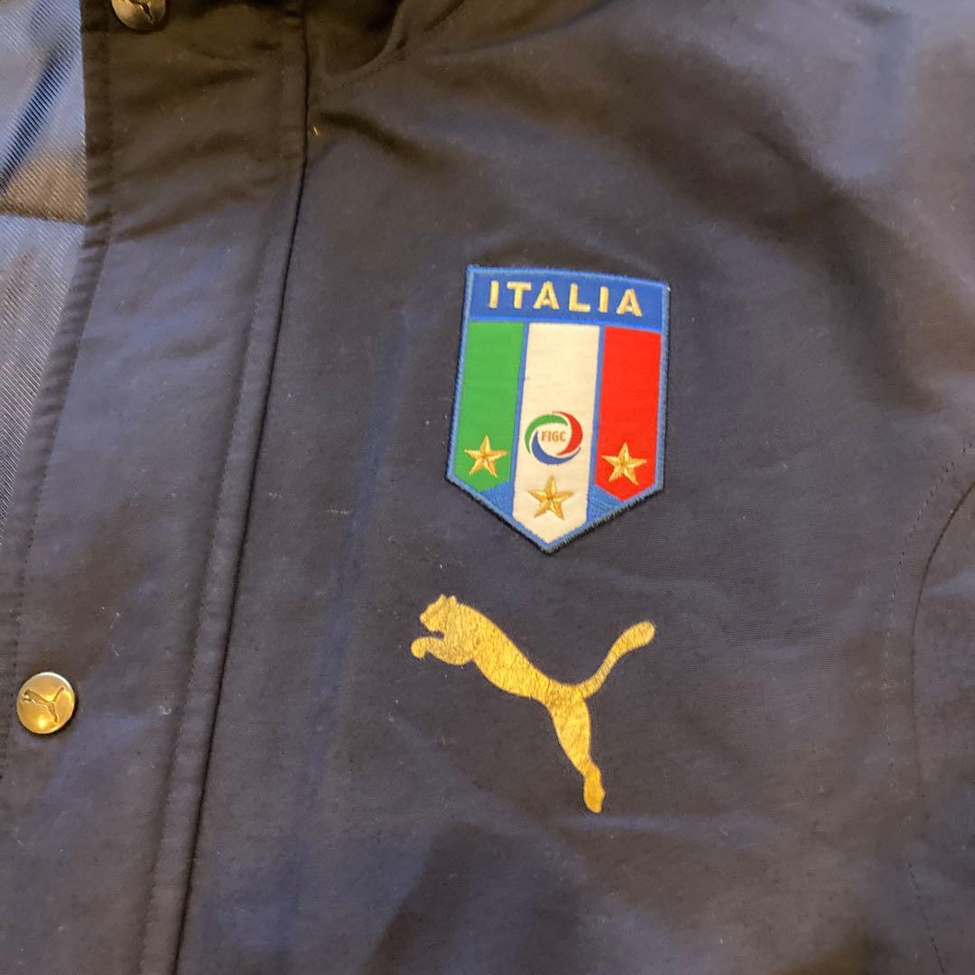 サッカーイタリア代表 ベンチコート メンズXL相当 - メルカリ