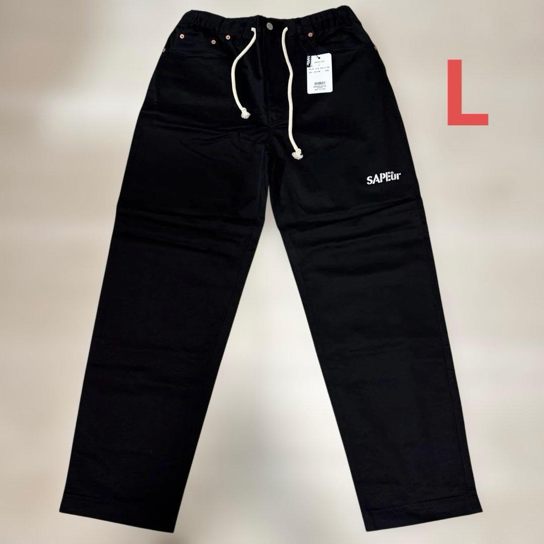 新品未使用　SAPEur サプール　スケートパンツMK3 L ブラック SAPEur SKATE PANTS MK3 A0024-070 BLACK サプール スケート パンツ