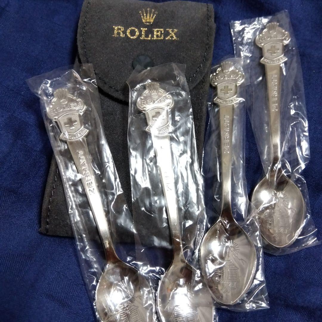 値下げ】非売品ロレックス スプーンセット 4本 ZERMATT - メルカリ