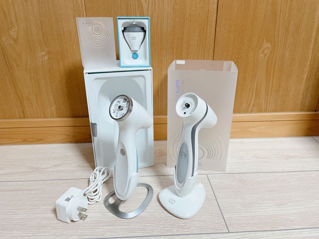 LUMISPA 美顔器 ホワイト 試してみた】ルミスパ スターター キット ニュースキンのリアルな