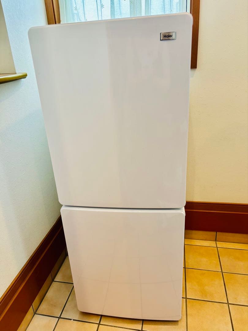 送料込　Haier ハイアール　冷凍冷蔵庫 JR-NF148B 2020年製 冷蔵庫 Global Series ホワイト JR-NF148B-W [148L /2ドア /右開き