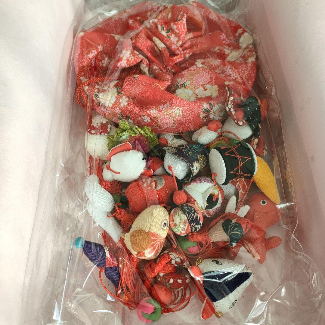 ひな祭り 吊るし飾り(みやび) 赤 高さ(80cm) オンライン