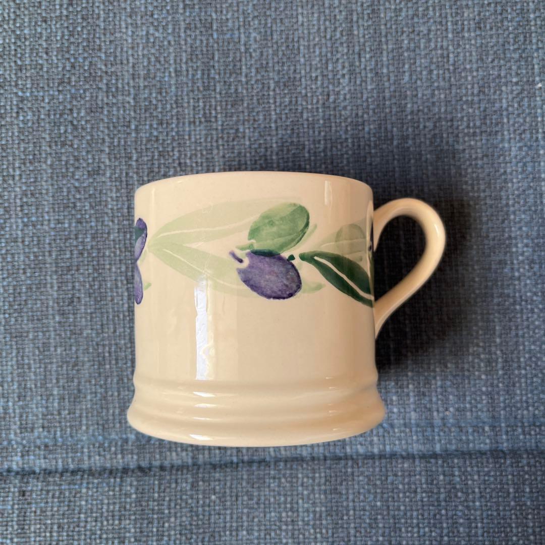 エマ・ブリッジウォーター オリーブ柄 カップ カフェオレボウル プレート