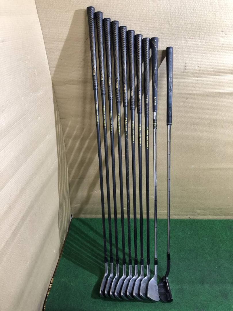 商品名】男性向け「右打ち用」 中古ゴルフクラブセットウイルソン 混成