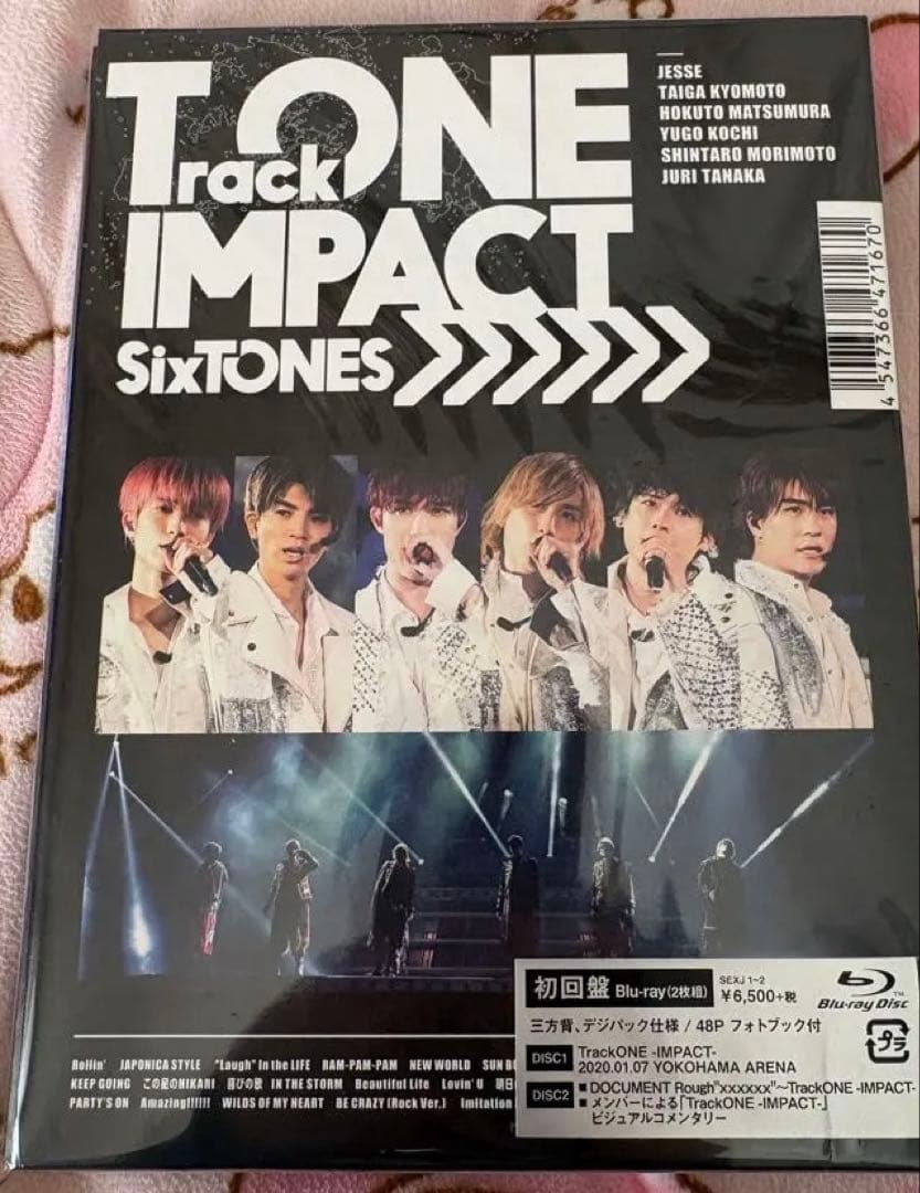 SixTONES TrackONE -IMPACT- Blu-ray 初回盤 - メルカリ
