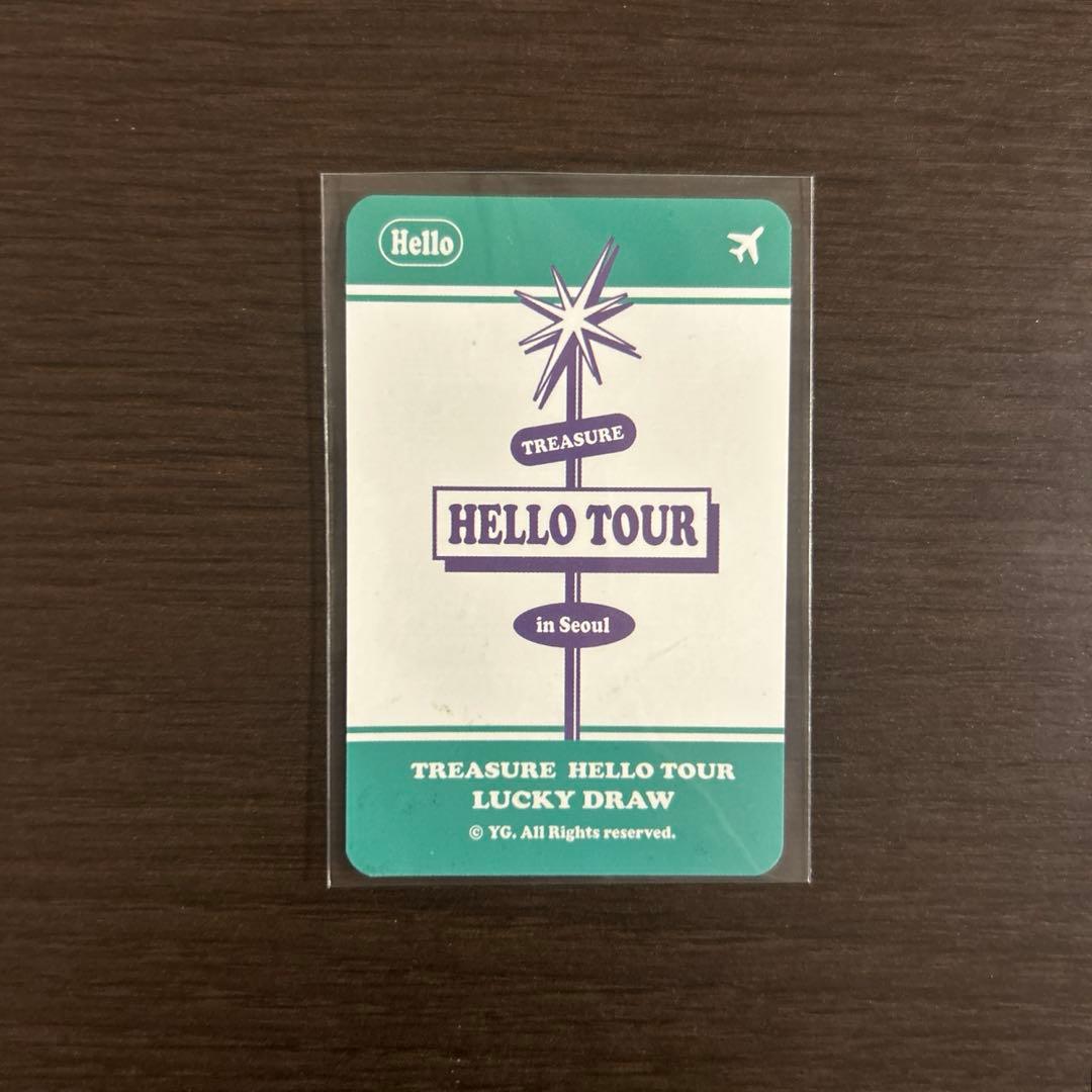 TREASURE HELLO ソウルコン アサヒ ラキドロ 特典 トレカ - メルカリ